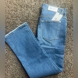 NWT 7 For All Mankind | High Waist Slim Kick Cropped Flare Jeans size 28